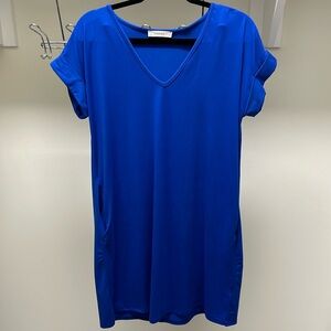 Royal blue dress